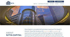 Desktop Screenshot of nityacapital.com